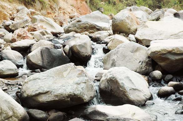 Crrego Rachichuela na bacia do rio La Leche