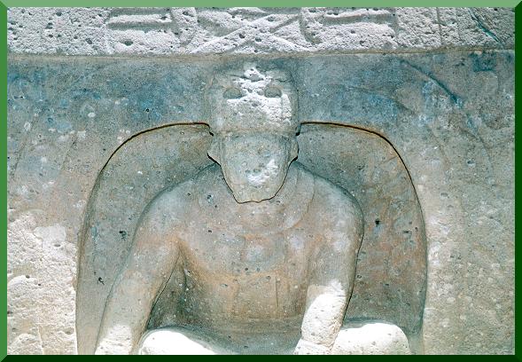 Olmeca statue at Parque La Venta, Villahermosa, Tabasco, Mexico, 500 B.C. 