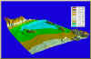 Digital elevation model of the 
Ojos Negros Valley