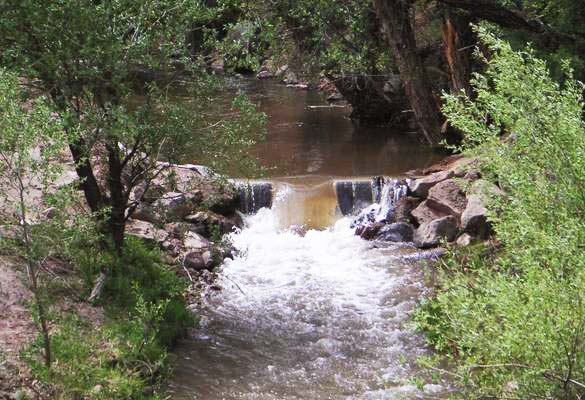 Weir on Ash creek, New Harmony, Utah (2008)