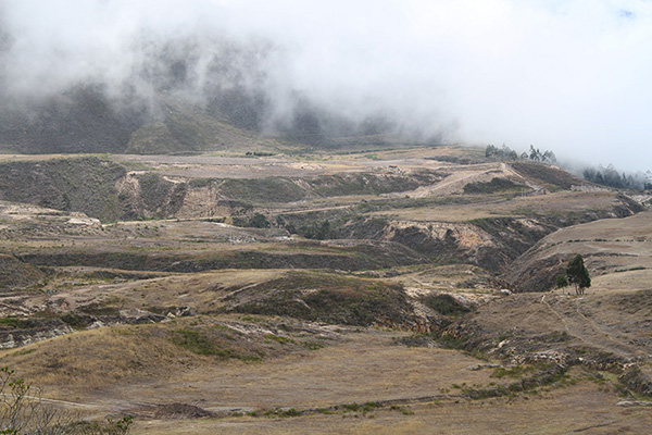 Arid landscape near Santa Isabel, Azuay, Ecuador (2014)