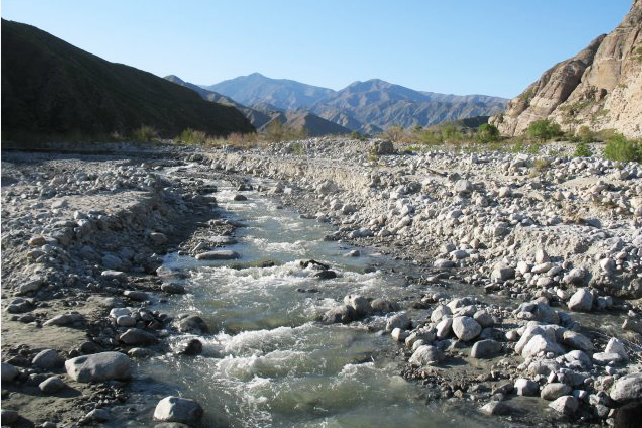 Whitewater river  canyon.