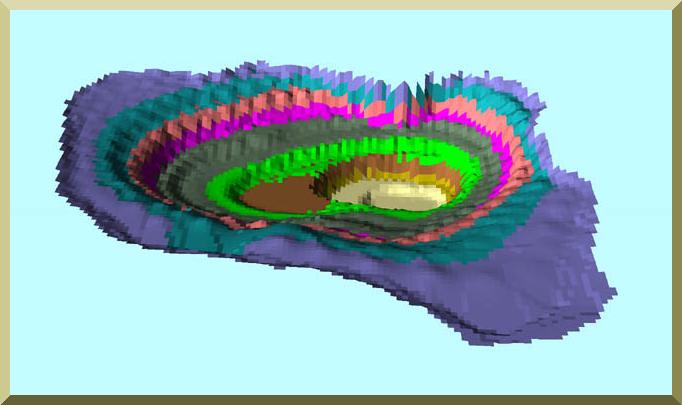 Lateral visualization of the Ojos Negros aquifer